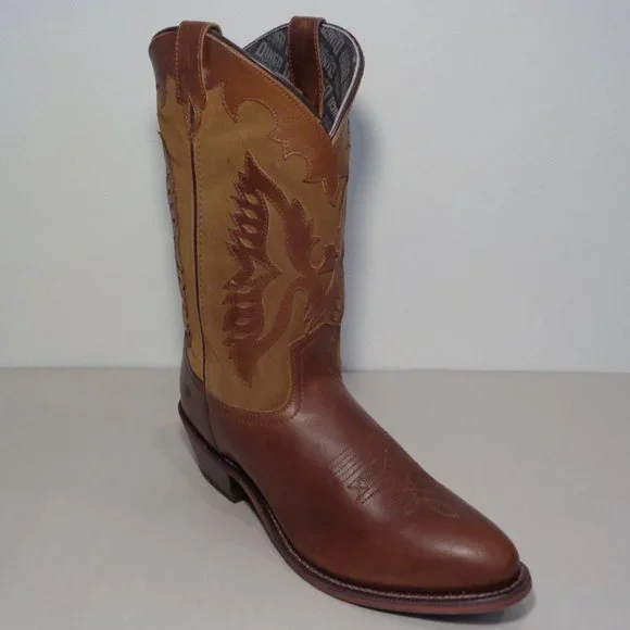 Dingo Size 13 M SILVERLAKE Tan Leather Cowboy Western Boots New Men's Shoes